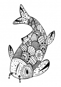 Coloriage justcolor zentangle 3