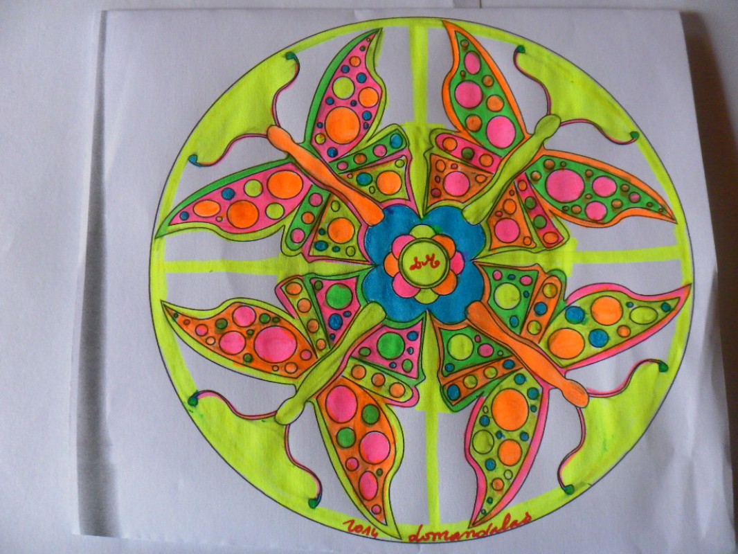 Mandala papillons - Mandalas sur le thème des Animaux - 100% Mandalas